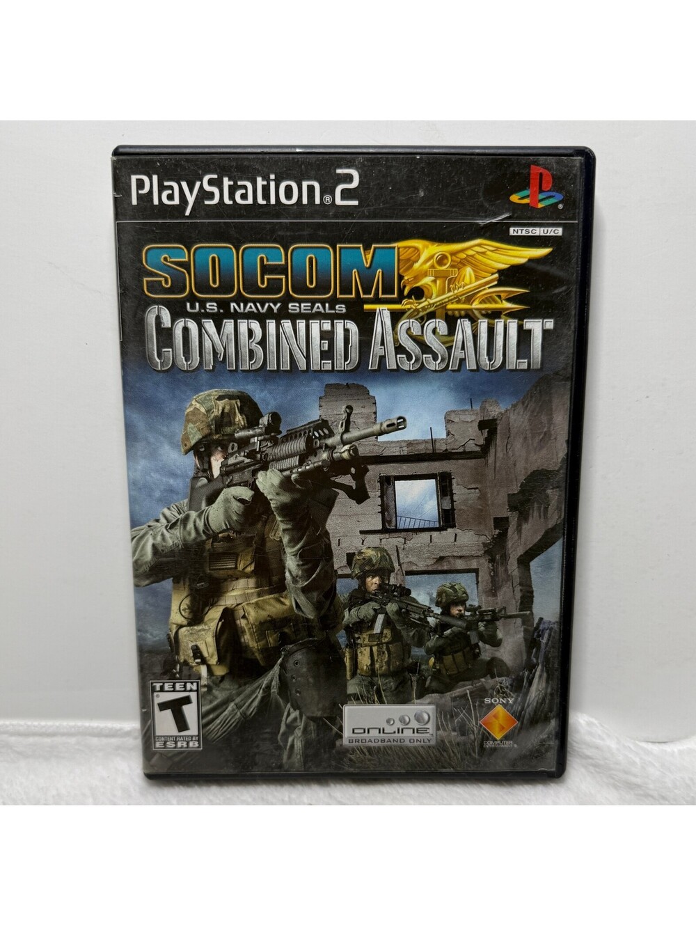 SOCOM U.S. Navy SEALs Combined Assault PS2 Complete CIB PlayStation 2